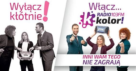 Warszawska Szkoła Reklamy realizuje kampanię dla Radia Kolor.