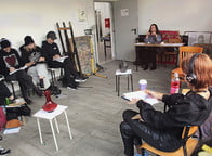 Zdjęcia z warsztatów rysunkowych WSR z Marią Orzewską - XI 2025 r. - fot. Grzegorz Rusinek