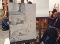 Zajęcia z rysunku w WSR - XII 2025 r. - fot. Grzegorz Rusinek